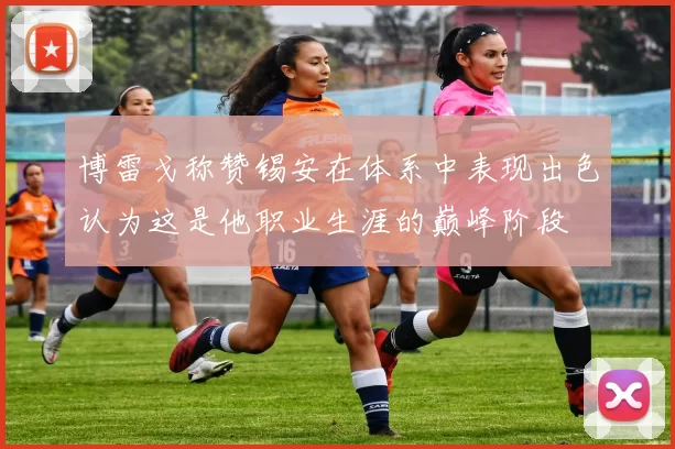 博雷戈称赞锡安在体系中表现出色认为这是他职业生涯的巅峰阶段